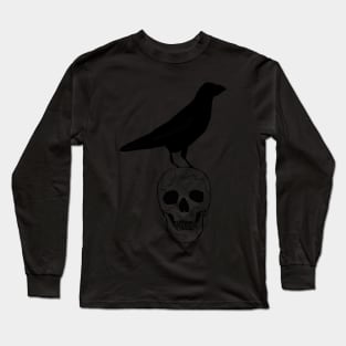 Raven & Skull Long Sleeve T-Shirt